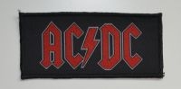 Ac/Dc - Patch Red Logo (4,4 X 9,7 Cm) i gruppen MERCHANDISE / Accessoarer / Hårdrock hos Bengans Skivbutik AB (5577290)