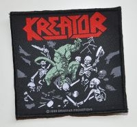 Kreator - Patch Pleasure To Kill (9,2 X 8,7 C i gruppen MERCHANDISE / Accessoarer / Hårdrock hos Bengans Skivbutik AB (5577304)