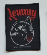 Lemmy - Patch Microphone (7,6 X 10,4 Cm) i gruppen MERCHANDISE / Accessoarer / Hårdrock hos Bengans Skivbutik AB (5577306)