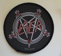 Slayer - Patch Pentgram (9,5 X 9,5 Cm) i gruppen MERCHANDISE / Accessoarer / Hårdrock hos Bengans Skivbutik AB (5577317)