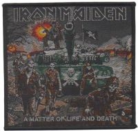 Iron Maiden - Patch A Matter Of Life And Death  ( i gruppen MERCHANDISE / Accessoarer / Hårdrock hos Bengans Skivbutik AB (5577346)