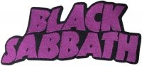 Black Sabbath - Logo Cut Out Patch (4,2 X 9,8 Cm) i gruppen MERCHANDISE / Accessoarer / Hårdrock hos Bengans Skivbutik AB (5577354)