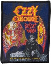 Ozzy Osbourne - Patch Patient No 9 (9,9 X 7,8 Cm) i gruppen MERCHANDISE / Accessoarer / Hårdrock hos Bengans Skivbutik AB (5577364)