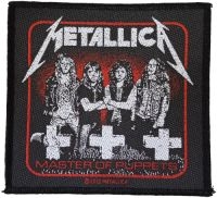 Metallica - Patch Master Of Puppets Band (9,4 X i gruppen MERCHANDISE / Accessoarer / Hårdrock hos Bengans Skivbutik AB (5577367)