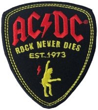 Ac/Dc - Patch Plectrum (Guitar Pick) (8,8 X i gruppen MERCHANDISE / Accessoarer / Hårdrock hos Bengans Skivbutik AB (5577386)