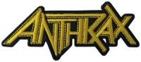 Anthrax - Patch Yellow Logo (4 X 9,7 Cm) i gruppen MERCHANDISE / Accessoarer / Hårdrock hos Bengans Skivbutik AB (5577389)