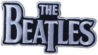 Beatles - Patch White Drop T Logo Die Cut (5, i gruppen MERCHANDISE / Accessoarer / Pop-Rock hos Bengans Skivbutik AB (5577390)