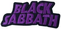 Black Sabbath - Patch Cut-Out Wavy Logo (3,7 X 8,1 i gruppen MERCHANDISE / Accessoarer / Hårdrock hos Bengans Skivbutik AB (5577393)