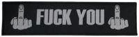 Fuck You - Patch Superstripe (5,1 X 19,5 Cm) i gruppen MERCHANDISE / Accessoarer / Hårdrock hos Bengans Skivbutik AB (5577408)