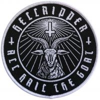 Hellripper - Patch Goatmaster White (9 Cm) i gruppen MERCHANDISE / Accessoarer / Kommande / Hårdrock hos Bengans Skivbutik AB (5577456)