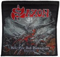 Saxon - Patch Hell, Fire And Damnation (9,7 i gruppen MERCHANDISE / Accessoarer / Kommande / Hårdrock hos Bengans Skivbutik AB (5577528)