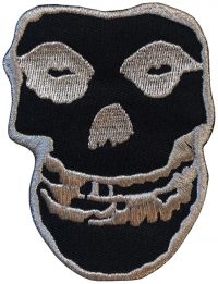 Misfits - Patch Inverted Silver Skull (8,7 X i gruppen MERCHANDISE / Accessoarer / Kommande / Pop-Rock hos Bengans Skivbutik AB (5577580)