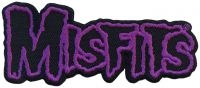 Misfits - Patch Purple Border Logo (4,4 X 10, i gruppen MERCHANDISE / Accessoarer / Kommande / Pop-Rock hos Bengans Skivbutik AB (5577581)