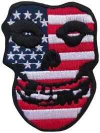 Misfits - Patch Usa Skull (8,8 X 6,5 Cm) i gruppen MERCHANDISE / Accessoarer / Kommande / Pop-Rock hos Bengans Skivbutik AB (5577584)