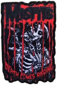 Misfits - Patch Death Comes Ripping (10,1 X 6 i gruppen MERCHANDISE / Accessoarer / Kommande / Pop-Rock hos Bengans Skivbutik AB (5577585)