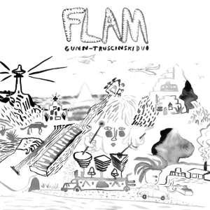 Gunn-Truscinski Duo - Flam (Indie Exclusive, Transparent i gruppen VINYL / Pop-Rock hos Bengans Skivbutik AB (5577665)