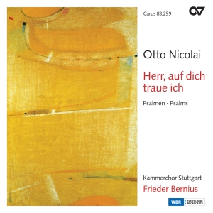 Nicolai - Herr, Auf Dich Traue Ich - Psalms i gruppen CD / Klassiskt hos Bengans Skivbutik AB (5578447)