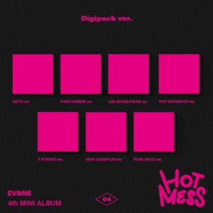 Evnne - Hot Mess (Digipack Ver.) (Random) i gruppen CD / Kommande / K-Pop hos Bengans Skivbutik AB (5578469)