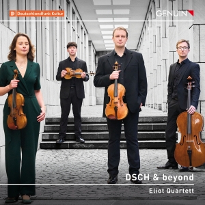 Eliot Quartett - Meyer & Shostakovich: Dsch & Beyond i gruppen CD / Kommande / Klassiskt hos Bengans Skivbutik AB (5578688)