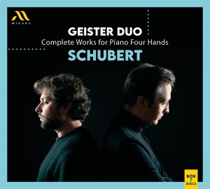 Geister Duo - Schubert: Complete Works For Piano Four Hands i gruppen ÖVRIGT / Övrigt / aub hos Bengans Skivbutik AB (5579208)
