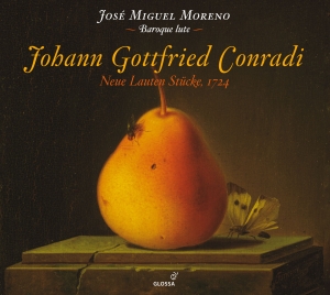 Conradi Johann Gottfried - New Pieces For Lute 1724 i gruppen CD / Klassiskt hos Bengans Skivbutik AB (5579255)