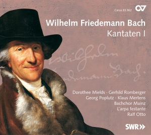 Bach W F - Cantatas Vol. 1 i gruppen CD / Klassiskt hos Bengans Skivbutik AB (5579274)