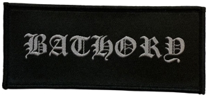 Bathory - Patch Logo (4,4 X 10,2 Cm) i gruppen MERCHANDISE / Tygmärke / Hårdrock hos Bengans Skivbutik AB (5579359)
