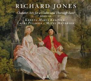 Jones Richard - Chamber Airs For A Violin (And Thor i gruppen CD / Klassiskt hos Bengans Skivbutik AB (5579416)