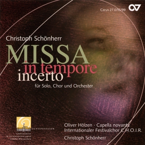 Schönherr - Missa In Tempore Incerto i gruppen CD / Klassiskt hos Bengans Skivbutik AB (5579461)