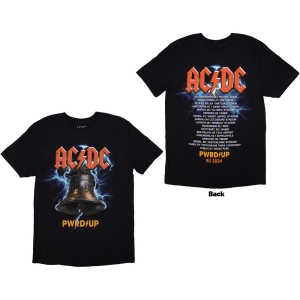 Ac/Dc - Pwrd Up In Rock We Trust Uni Bl T-Shirt i gruppen MERCHANDISE / T-shirt / Hårdrock hos Bengans Skivbutik AB (5581227r)