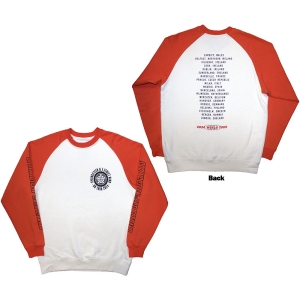 Bruce Springsteen - Tour 24 Wheel Uni Wht/Orange Longsleeve i gruppen Minishops / Bruce Springsteen / springsteen-merch hos Bengans Skivbutik AB (5581574r)
