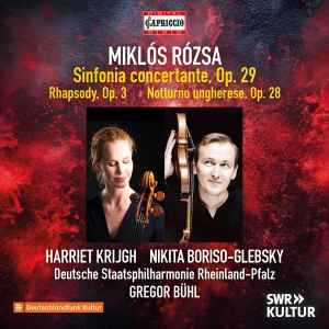 Miklos Rozsa - Sinfonia Concertante Rhapsody For i gruppen CD / Nyheter hos Bengans Skivbutik AB (5581629)