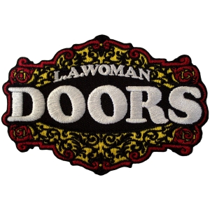 The Doors - La Woman Woven Patch i gruppen MERCHANDISE / Tygmärke / Pop-Rock hos Bengans Skivbutik AB (5581814)