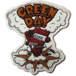 Green Day - Dookie Bombs Printed Patch i gruppen MERCHANDISE / Tygmärke / Punk hos Bengans Skivbutik AB (5581820)