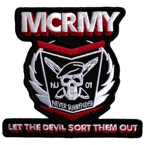 My Chemical Romance - Mcrmy Never Surrender Woven Patch i gruppen MERCHANDISE / Tygmärke / Pop-Rock hos Bengans Skivbutik AB (5581848)