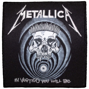 Metallica - In Vertigo Printed Patch i gruppen MERCHANDISE / Tygmärke / Hårdrock hos Bengans Skivbutik AB (5581860)