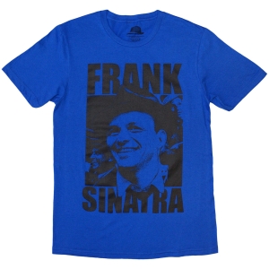 Frank Sinatra - Montage Photos Uni Blue T-Shirt i gruppen MERCHANDISE / T-shirt / Jazz hos Bengans Skivbutik AB (5583024r)