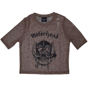 Motorhead - Warpig Lady Pink Mesh Crop Top i gruppen MERCHANDISE / T-shirt / Hårdrock hos Bengans Skivbutik AB (5583040r)