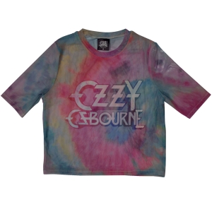 Ozzy Osbourne - Logo Lady Lht Blue Mesh Crop Top i gruppen MERCHANDISE / T-shirt / Hårdrock hos Bengans Skivbutik AB (5583048r)