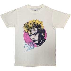 Billy Idol - Circle Illustration Uni Natrl T-Shirt i gruppen MERCHANDISE / T-shirt / Pop-Rock hos Bengans Skivbutik AB (5583345r)
