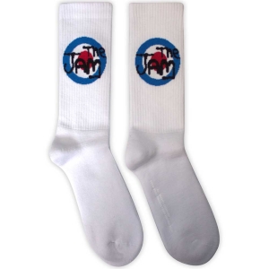 The Jam - Target Logo Uni Wht Socks i gruppen MERCHANDISE / Strumpor / Pop-Rock hos Bengans Skivbutik AB (5583674)