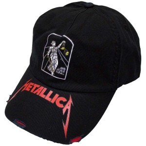 Metallica - And Justice For All Tombstone Bl Baseball Cap i gruppen MERCHANDISE / Keps / Hårdrock hos Bengans Skivbutik AB (5583709)
