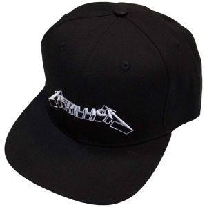 Metallica - 3D Logo Bl Snapback Cap i gruppen MERCHANDISE / Keps / Hårdrock hos Bengans Skivbutik AB (5583712)