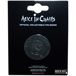 Alice In Chains - Three-Legged Dog Pin Badge i gruppen MERCHANDISE / Pin-Button Badge / Pop-Rock hos Bengans Skivbutik AB (5583873)