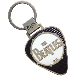 Beatles - Drum Logo Plectrum Keychain i gruppen MERCHANDISE / Nyckelring / Pop-Rock hos Bengans Skivbutik AB (5583879)