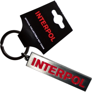 Interpol - Text Logo Keychain i gruppen MERCHANDISE / Nyckelring / Pop-Rock hos Bengans Skivbutik AB (5583907)