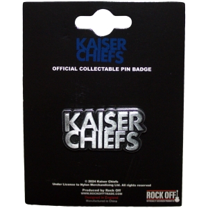 Kaiser Chiefs - Skewed Logo Pin Badge i gruppen MERCHANDISE / Pin-Button Badge / Pop-Rock hos Bengans Skivbutik AB (5583912)