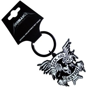 Metallica - Seek & Destroy Keychain i gruppen MERCHANDISE / Nyckelring / Hårdrock hos Bengans Skivbutik AB (5583916)