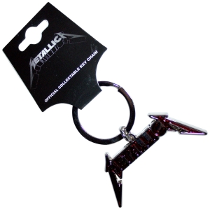 Metallica - Bright Red Logo Keychain i gruppen MERCHANDISE / Nyckelring / Hårdrock hos Bengans Skivbutik AB (5583923)