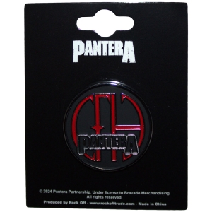 Pantera - Cowboys From Hell Logo Pin Badge i gruppen MERCHANDISE / Pin-Button Badge / Hårdrock hos Bengans Skivbutik AB (5583935)